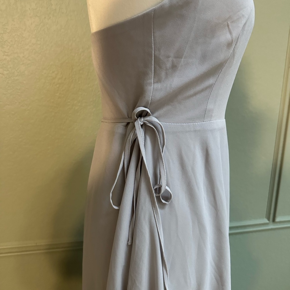 Lulus Here’s to Us Wrap Maxi Dress with Flutter Sleeve Detailing - Picture 4 of 7